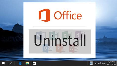 uninstall office completely